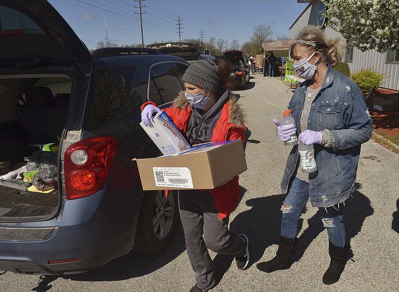 Church puts safe twist on Easter food distribution
